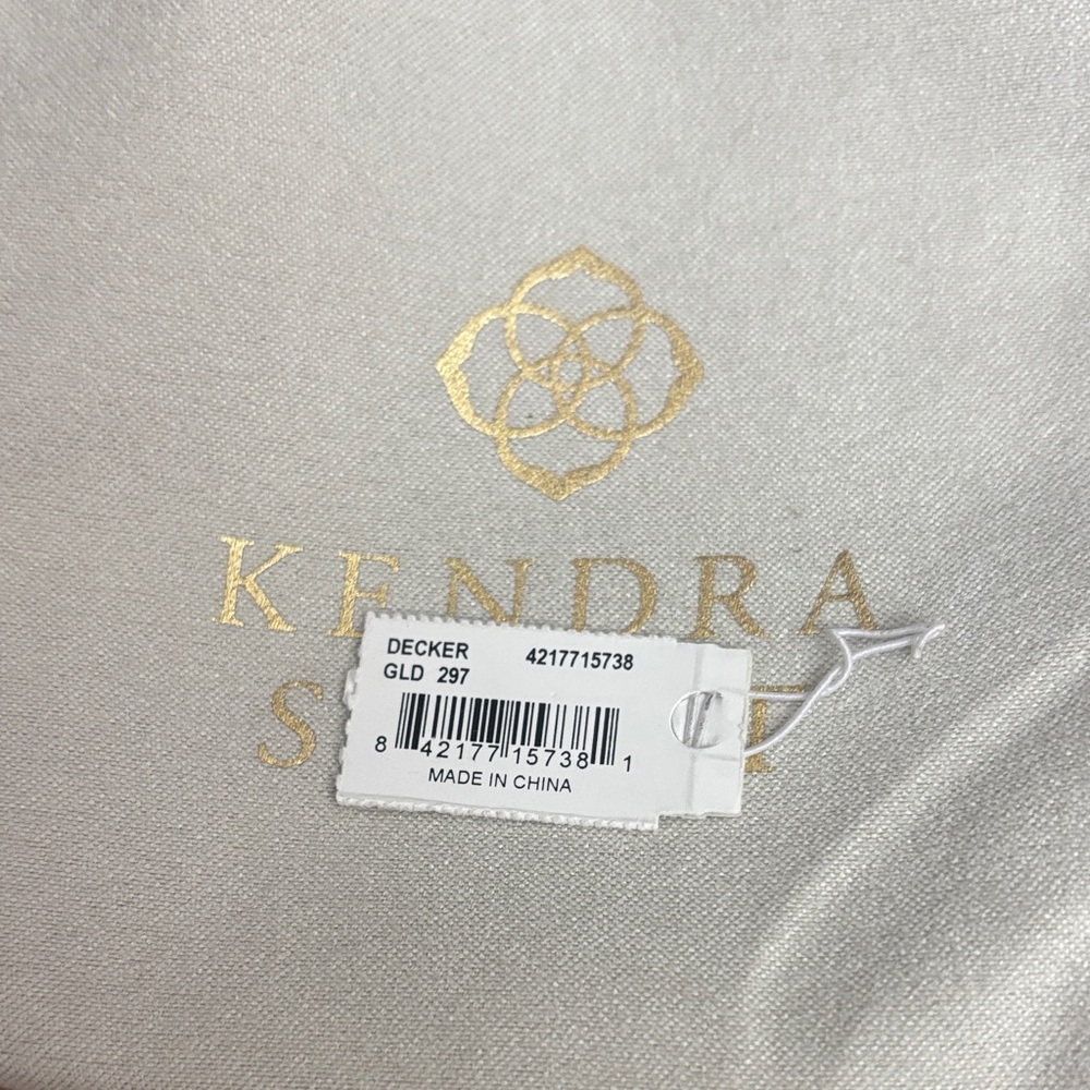 Kendra Scott NWT Gold Decker Tassle Earrings - Picture 2 of 4